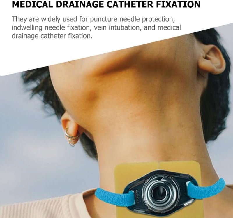 Hemoton Adjustable Fixation Belt 18 Inch Breathable Neck Strap with Sponge Cushion for Secure Support - Image 3
